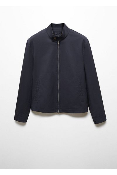 MANGO Ανδρικό μπουφάν Navy Blue 67044442