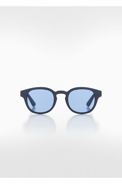 MANGO Woman Women's Navy Blue Sunglasses