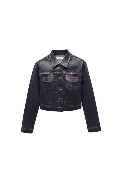MANGO Woman Light Denim Women's Jacket 67093697