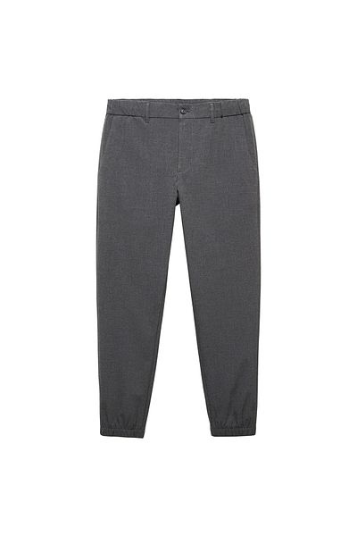MANGO Gray Men's Trousers 67140253