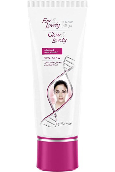 Glow & Lovely كريم الوجه Fair & Lovely سابقًا مع فيتا جلو، فيتامينات متعددة م...
