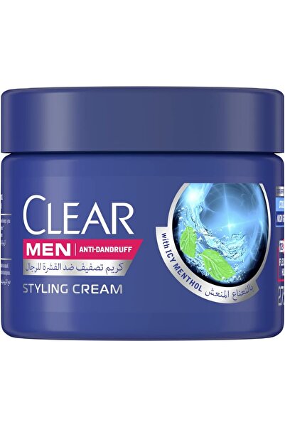 Clear كريم تصفيف الشعر الناعم لتصفيف الشعر بشكل غير رسمي، كريم كول سبورت مينث...