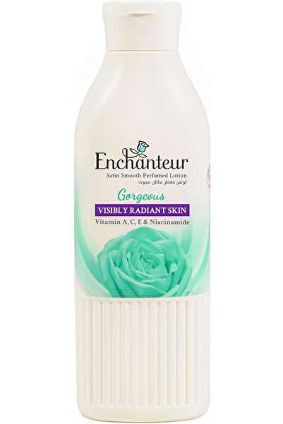 ENCHANTEUR ساتان سموث - لوشن رائع مع الصبار وزبدة الزيتون لبشرة ناعمة كالحرير...