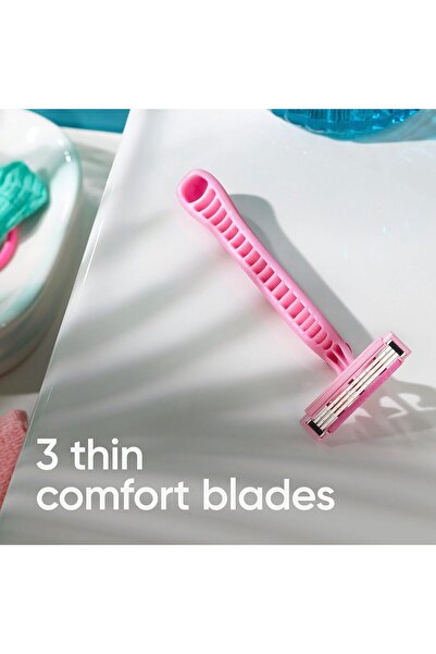 Gillette Gillette Simply Venus Women's Razor 3 Blades 4-Pack Pink