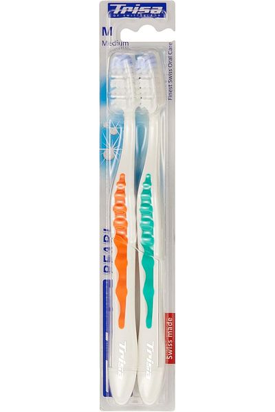 Trisa TB FOR WHITER TEETH MEDIUM 1+1 FREE 6457