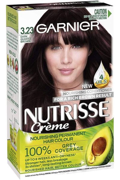 Garnier Color Naturals -3.7 Dark Shiny Brown --- Garnier Color Naturals formula 3.7 Dark Shiny Brown