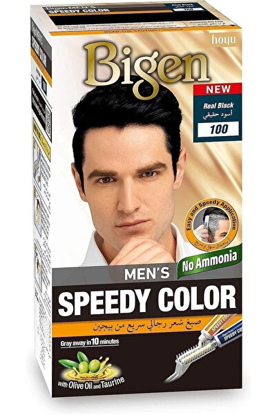 BİGEN صبغة الشعر السريعة للرجال من بيجين بدون أمونيا - أسود حقيقي 100
