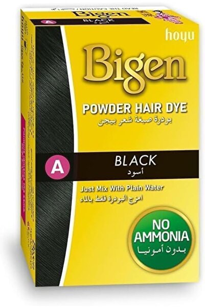 BİGEN صبغة شعر بودرة بيجين - أسود أ