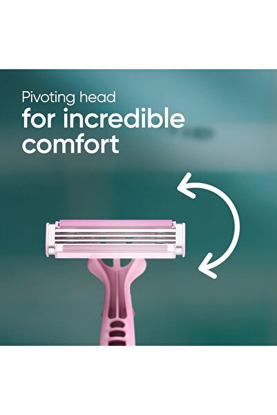 Gillette Gillette Simply Venus Women's Razor 3 Blades 4-Pack Pink