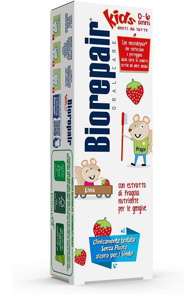 Biorepair معجون أسنان للأطفال بنكهة الفراولة من عمر 0 إلى 6 سنوات 50 مل