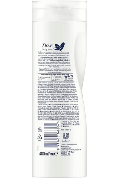 Dove دوف لوشن للجسم 400مل اساسي للبشرة الجافة