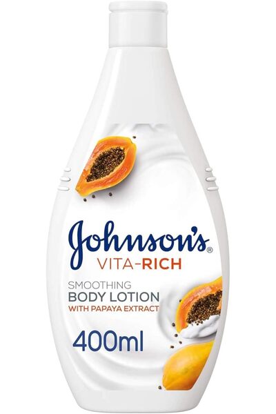 Johnson & Johnson Johnson's Body Lotion - Vita-Rich, Papaya, 400ml