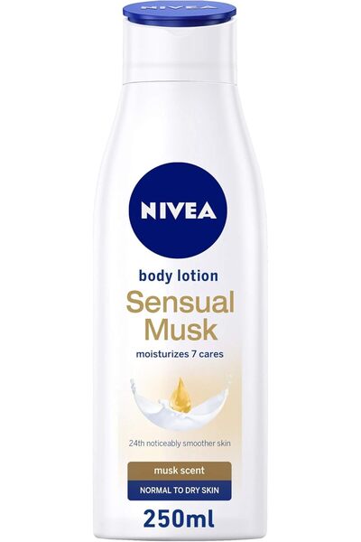 NIVEA Body Lotion Sensual Musk, Musk Scent, Normal to Dry Skin, 250ml