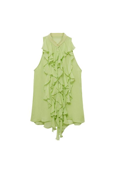 MANGO Woman Πράσινη γυναικεία μπλούζα 67069233 -43