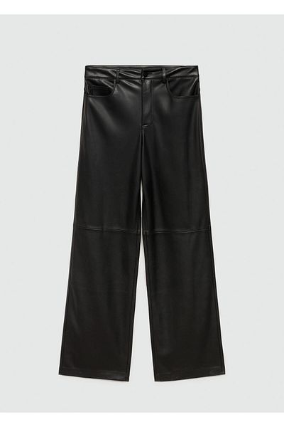 MANGO Women's Black Pants 77255653