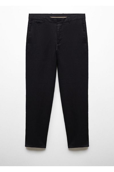 MANGO Men's Black Pants 67936725