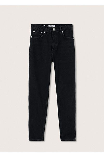 MANGO Woman Black Denim Women's Jeans 27121110