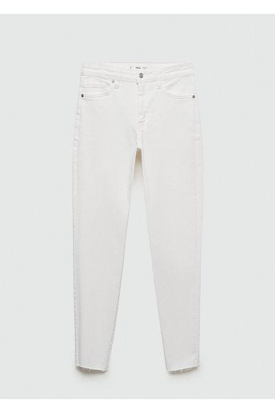 MANGO Woman Blugi albi de damă 77270584