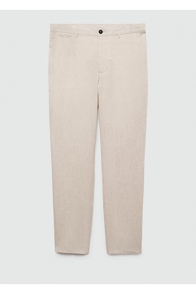 MANGO Natural Men's Trousers 77150250