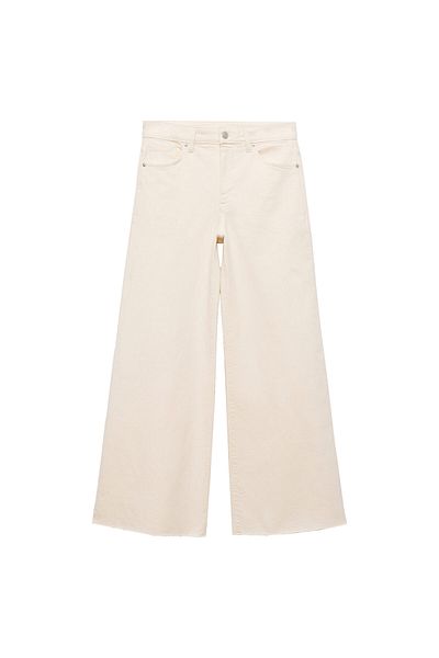 MANGO Woman Γυναικεία τζιν Sand 77160586