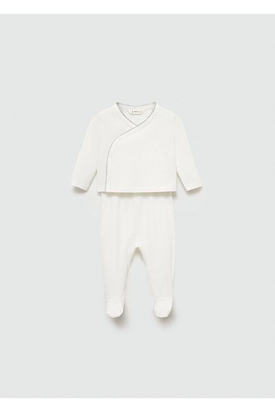 MANGO Woman Weißes Unisex-Baby-Sonstiges Zubehör 67096747