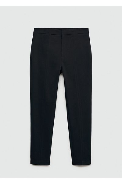 MANGO Woman Women's Black Pants 77180566
