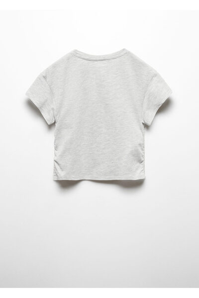 MANGO Woman Açik Gri  Kız Çocuk T-Shirt 67957128