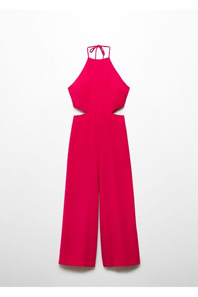 MANGO Women's Fuchsia Jumpsuit 67979229