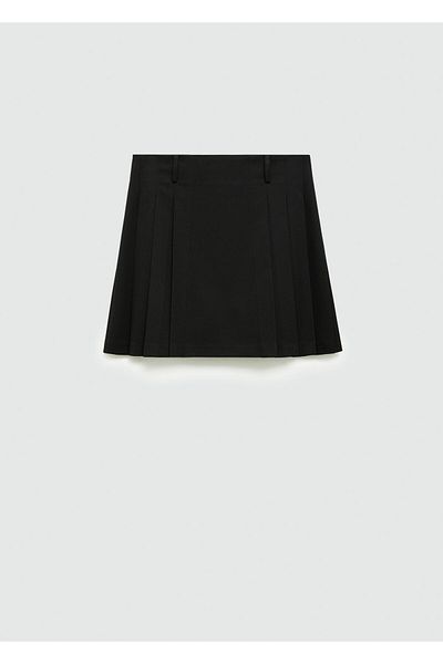 MANGO Woman Women's Black Skirt 77964786