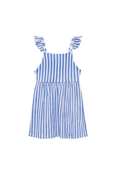 MANGO Woman Rochie albastră din porțelan fetiță 67047919
