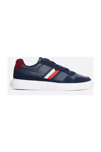 Tommy Hilfiger Чоловічі туфлі з логотипом бренду на шнурівці з протиковзкою підошвою Gunluk Navy Blue1 FM0FM04889C1G