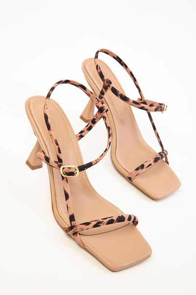 SOHO Klassische Damenschuhe mit Absatz und Leopardenmuster 20390