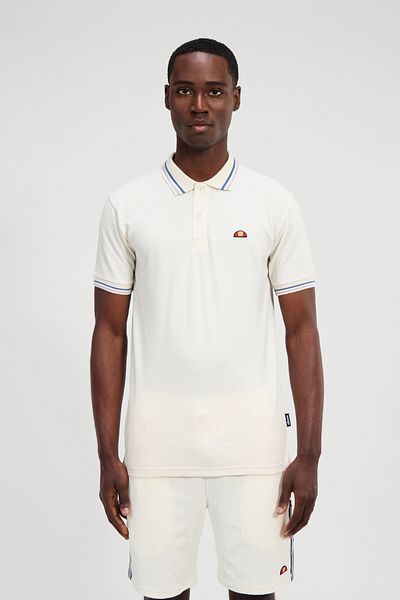 Ellesse Ανδρικό μπλουζάκι Polo Neck Off White