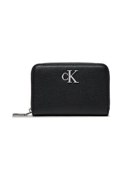 Calvin Klein Dámská černá peněženka s logem značky pro každodenní použití K60k 611500 -Béh