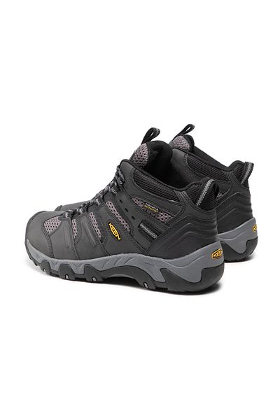 Keen Koven Mid Wp M-black/steel Grey - Waterproof Men's Walking Boots - Gray