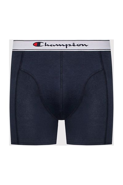 Champion Herren Boxershort, 2 csomag - Baumwolle, Logobund, einfarbig