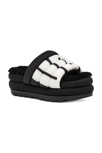 UGG Logo High Sole W Puft Slide Logo Hausschuhe 1127067