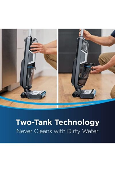 Bissell |CrossWave HF3 (3598E) Cordless Hard floor Multi-Surface Wet Dry Vacuum -