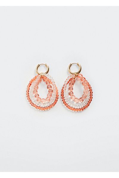 MANGO Woman Women Orange Earrings 37002515