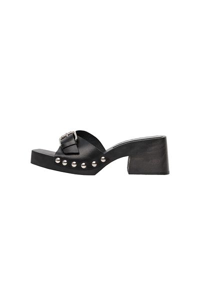 MANGO Sandale negre de damă 37151318