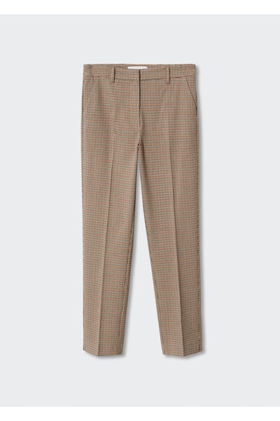 MANGO Women's Red Pants 37905135