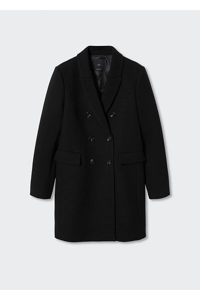 MANGO Woman Women's Black Coat47050039