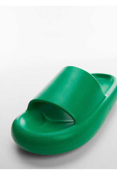 MANGO Woman Green Women's Sandals 57000435 -43