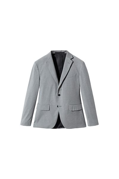 MANGO Men's Gray Blazer Jacket 47150656