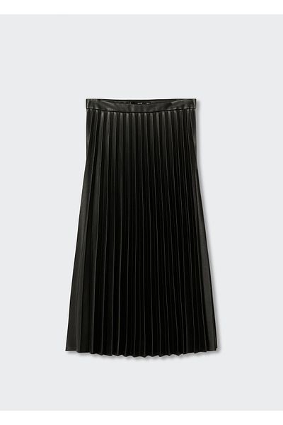 MANGO Woman Black Women's Skirt 47132003