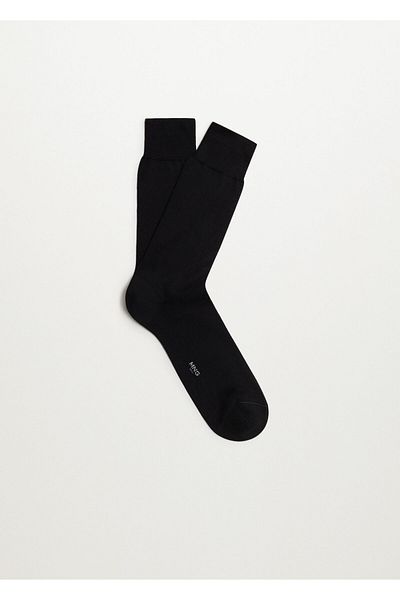 MANGO Woman Schwarze Herrensocken 37131320