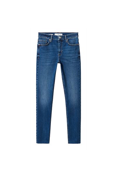 MANGO Woman Dark Denim Women's Jeans 57140313