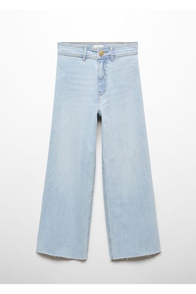 MANGO Woman Girl's Open Denim Jeans 67900683