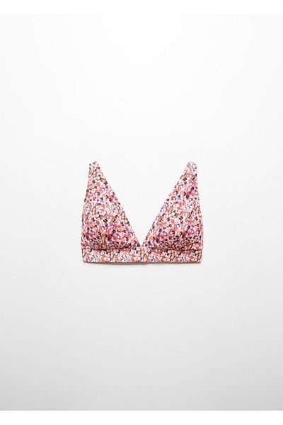 MANGO Różowy Gorset Damski 67006743