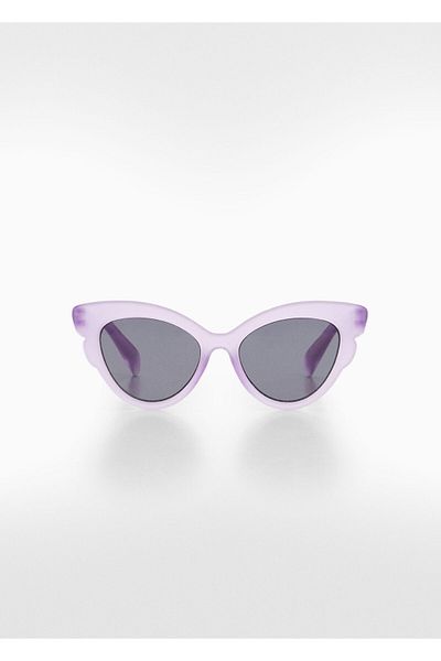 MANGO Woman Women's Pale Lilac Sunglasses
